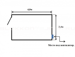 Склад из металлического вагончика-бытовки 4м в Котове